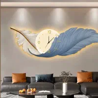 ساعت دیواری و تابلو طرح پر کد۲۰۰