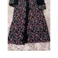 مانتو مخمل و سوزن دوزی