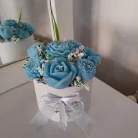 باکس گل شمعی آماده