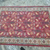 فرش فرهی ۴ متری طرح کلکسیون قشقایی و ۲عدد پشتی