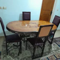 میز نهارخوری ۴ نفره|میز و صندلی غذاخوری|بندر انزلی, کلیور|دیوار