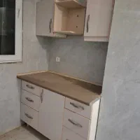 کابینت با شیر و سینک|آب‌چکان و نظم‌دهنده ظروف|مشکین‌دشت, |دیوار