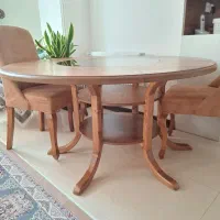 میز ناهارخوری خوری دایره ۶نفره