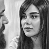 آموزش نقاشی سفارش سیاه قلم و رنگ روغن