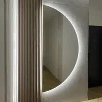 تولیدی آینه های بک لایت فریم لس|آینه|تبریز, |دیوار