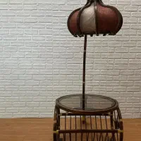 آباژور چوبی میزدار آنتیک
