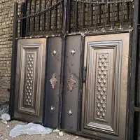 درب آهنی باغ ۳ متری ستونی باغی حیاطی محکم|مصالح و تجهیزات ساختمان|اصفهان, شفق|دیوار