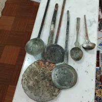 کفگیر و ملاقه مسی