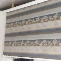 پرده زبرا 2/40در1/70 و پرده رومن عرض ۱/۵|پرده، رانر، رومیزی|محمودآباد, |دیوار