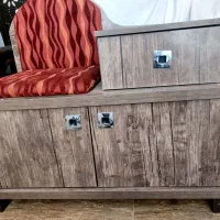 سلام وقت بخیر یک عدد میز ام دی اف سالم در حد نو|میز تلفن|کرمان, |دیوار