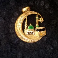 زنجیر پلاک طلا خانه خدا دستبند طلا
