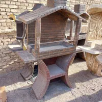 آبنما آبشار حوض باربیکیو نرده بتنی میز صندلی گلدان|مصالح و تجهیزات ساختمان|شیراز, دانشگاه شیراز|دیوار