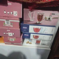 لیوان و استکان های لب طلا دستی۳۰۰ت|ظروف سرو و پذیرایی|میاندوآب, |دیوار