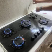 گاز رو میزی سالم‌ ۵ شعله* تمیز *فقط پیام لطفا