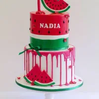 سفارش کیک خامه‌ای