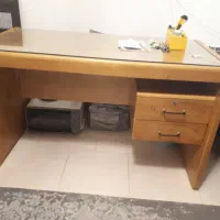 میز تحریر چوبی، ۶۰در۱۲۰، باشیشه