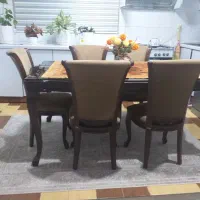 میز نهار خوری ۶ نفره در حد نو