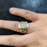 انگشتر زنجیری طلا|جواهرات|کوهدشت, |دیوار