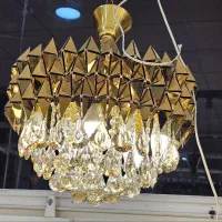 لوستر تولید اصفهان آباژور کنارسالنی|لوستر و چراغ آویز|مشهد, طلاب|دیوار