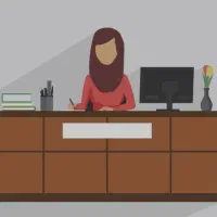 منشی تمام وقت مسلط به کامپیوتر