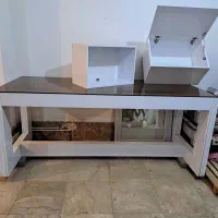 میز ام دی اف رویه شیشه