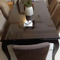 میز ناهارخوری چوبی ۶ نفره