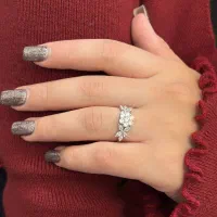 انگشتر نقره برج بلور فلکه دانشگاه ویژه روز)مادر۹+۴|جواهرات|تبریز, |دیوار