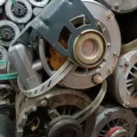 دینام کولرآبی درب بوش بلبرینگ