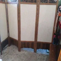 پارتشین دوعدد حصیری سالم یک پارتشین دوطرفه طرح دار|صنایع دستی و سایر لوازم تزئینی|رشت, ولکس|دیوار