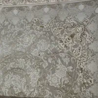 فرش ابریشم گل برجسته چک شش ماه|فرش|مبارکه, |دیوار