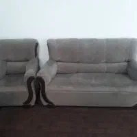 مبل هفت نقره با میز وسط