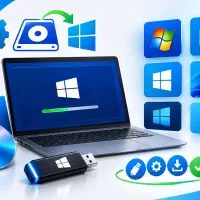 نصب انواع ویندوز و برنامه های کاربردی
