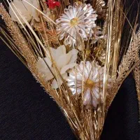 دسته گل کریستالی اکلیلی|گل مصنوعی|اهواز, بهارستان|دیوار