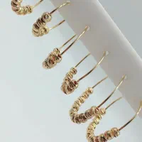 بدلیجات یونسی گوشواره کپی طلا انواع مدل جدید