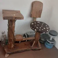 میز تلفن چوبی سنتی چوب گردو
