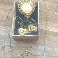 ست گوشواروالیزابت بازنجیر3٪کار زیبا بادستمزدبالا