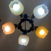 لوستر آویز چوبی|لوستر و چراغ آویز|اراک, |دیوار