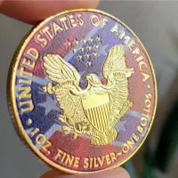 سکه یادبو چالش نیرو هوایی آمریکا و مجسمه ازادی|کلکسیون سکه، تمبر، اسکناس|کرج, شهرک بنفشه|دیوار