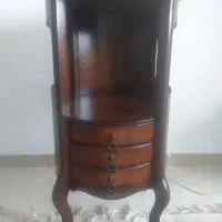 میز آباژور و تلفن معرق کاری شده