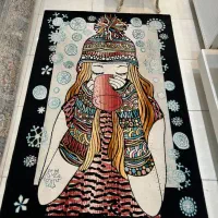 فرش ۱/۵ در ۲/۲۰ درحد نو نو