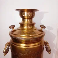 سماور زغالی روسی عتیقه ذغالی|کلکسیون اشیاء عتیقه|تهران, نیروی هوایی (پیروزی)|دیوار