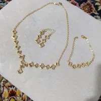 ست گردنبد دست بند گوشواره