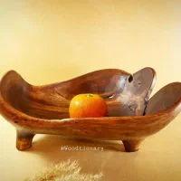 ظرف چوبی پایه دار لوکس