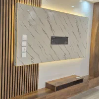 ماربل شیت کناف  تی وی رم  سقف کاذب ترمووال قرنیز