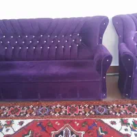 مبل راحتی هفت نفره همراه با میز بدون ایراد