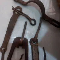 کوبه درب چوبی قدیمی زن ومرد