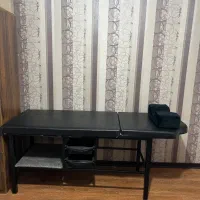 تخت ماساژ ومژه  و نشیمن های دست بافت