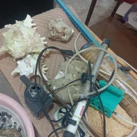 آکواریوم با چهارپایه فلزی|ماهی|کرمان, |دیوار