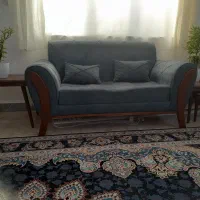 فروش مبل ۷نفره به همراه میزعسلی وجلومبلی|مبلمان خانگی و میز عسلی|رودبنه, |دیوار