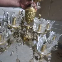 لوستر۱۲ شاخه|لوستر و چراغ آویز|پیشوا, |دیوار